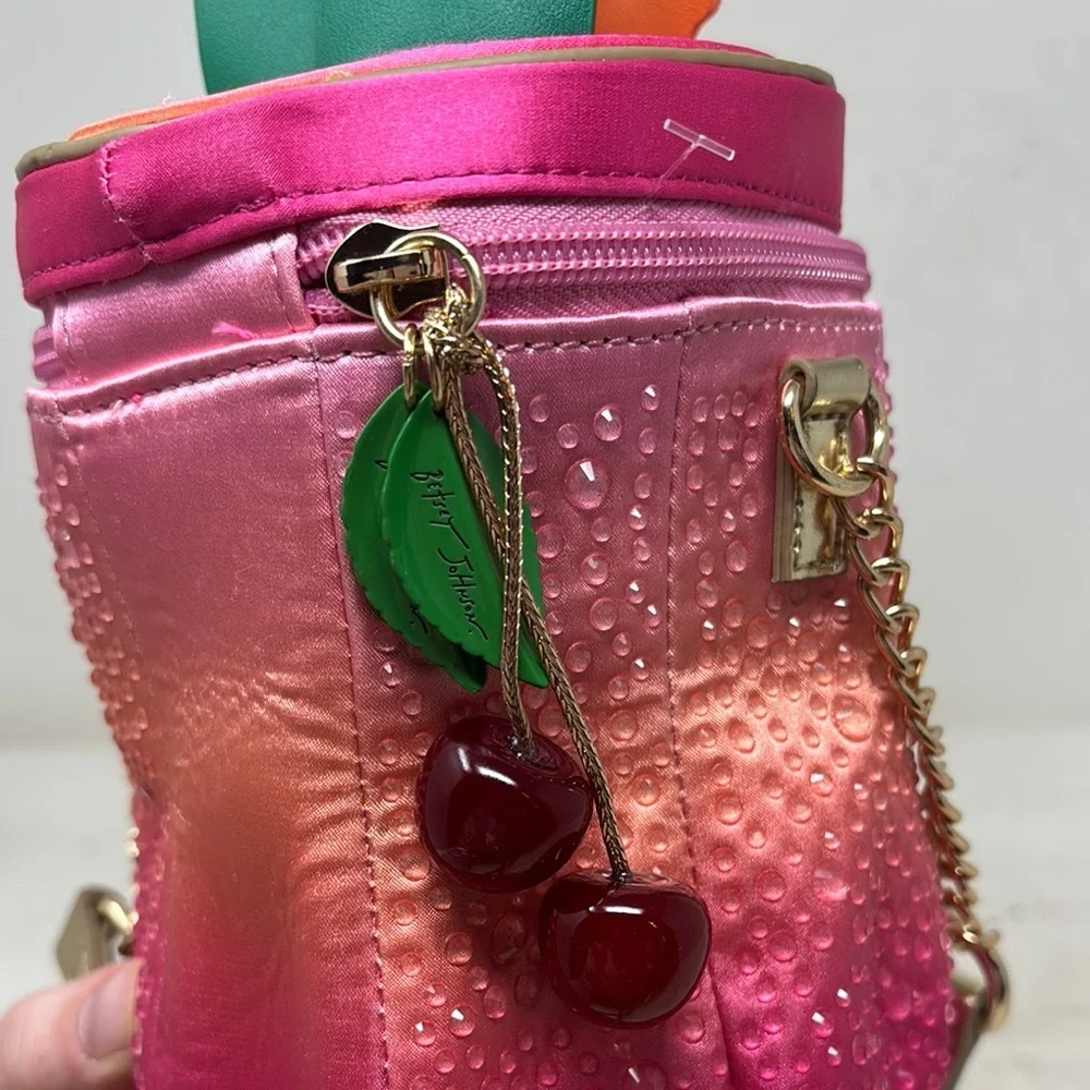 Betsey Johnson Pink Ombre Cocktail Bag - Picture 2 of 6